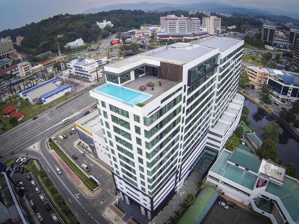 สกาย โฮเต็ล โกตา คินนาบาลู Hotel โกตาคินาบาลู ภายนอก รูปภาพ